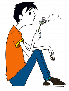 .breathe introduction to mindfulness boy blowing dandelion