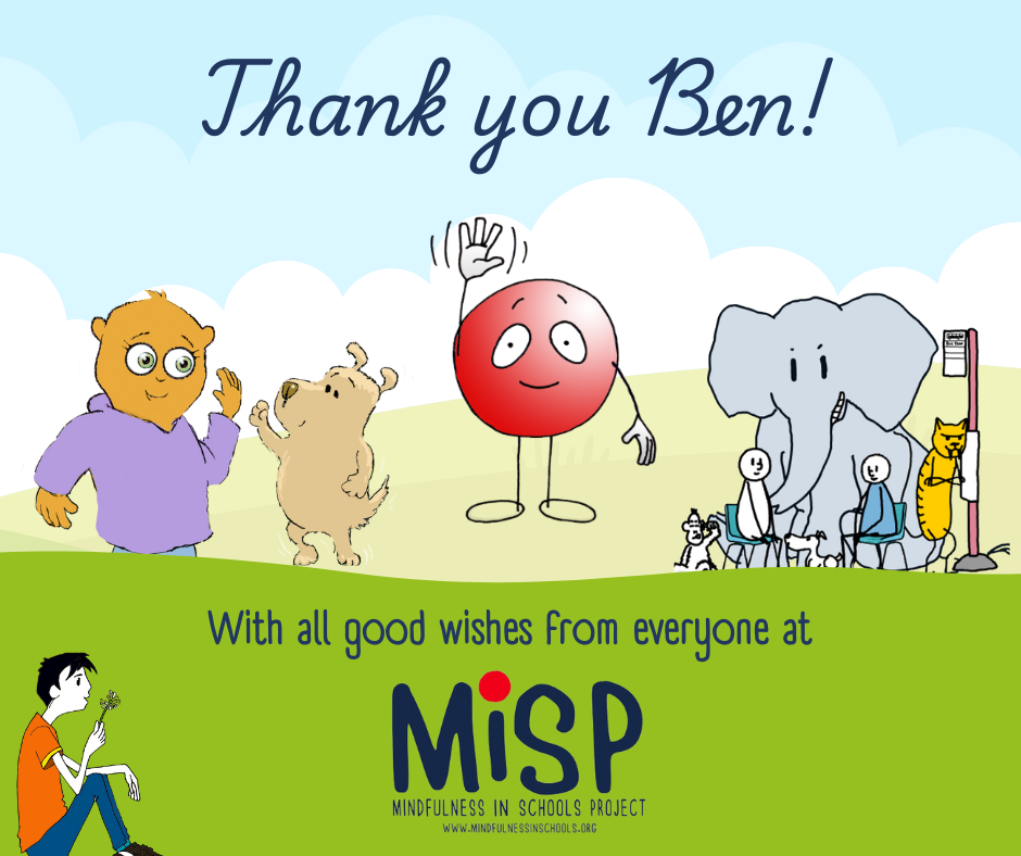 A farewell with huge gratitude to Ben Chalwin 